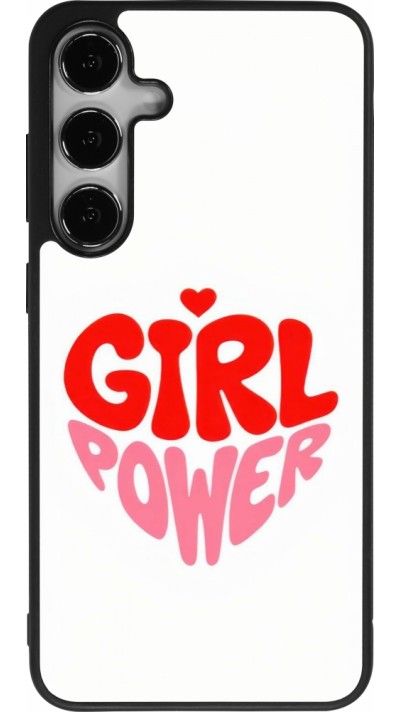Coque Samsung Galaxy S24+ - Silicone rigide noir Womens day 2026 6