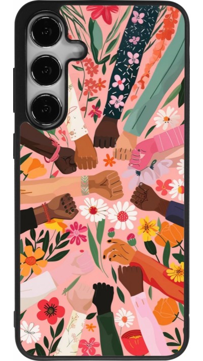 Coque Samsung Galaxy S24+ - Silicone rigide noir Womens day 2026 8