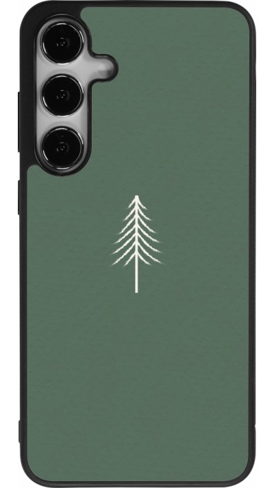 Samsung Galaxy S24+ Case Hülle - Silikon schwarz Christmas 22 minimalist tree