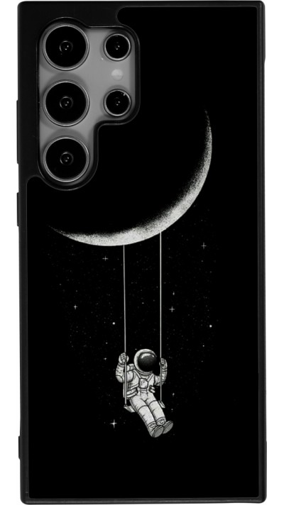 Coque Samsung Galaxy S24 Ultra - Silicone rigide noir Astro balançoire
