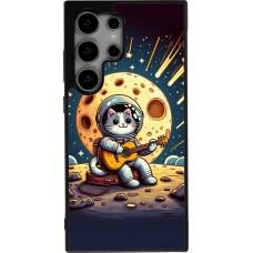 Samsung Galaxy S24 Ultra Case Hülle - Silikon schwarz AstroKatze RockMond