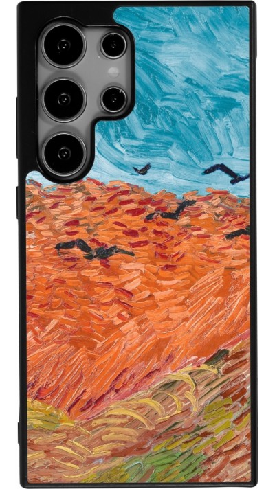 Coque Samsung Galaxy S24 Ultra - Silicone rigide noir Autumn 22 Van Gogh style