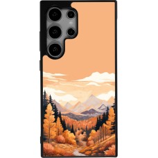 Samsung Galaxy S24 Ultra Case Hülle - Silikon schwarz Autumn 25 Mountains