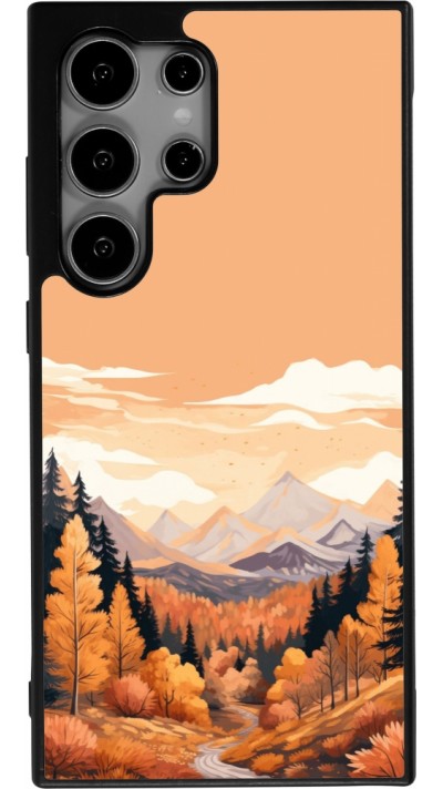 Coque Samsung Galaxy S24 Ultra - Silicone rigide noir Autumn 25 Mountains