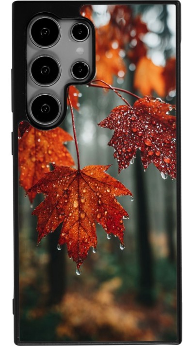Coque Samsung Galaxy S24 Ultra - Silicone rigide noir Autumn 25 Rain