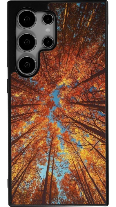 Coque Samsung Galaxy S24 Ultra - Silicone rigide noir Autumn 25 Trees