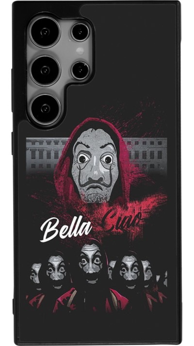 Coque Samsung Galaxy S24 Ultra - Silicone rigide noir Bella Ciao