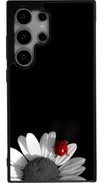 Coque Samsung Galaxy S24 Ultra - Silicone rigide noir Black and white Cox