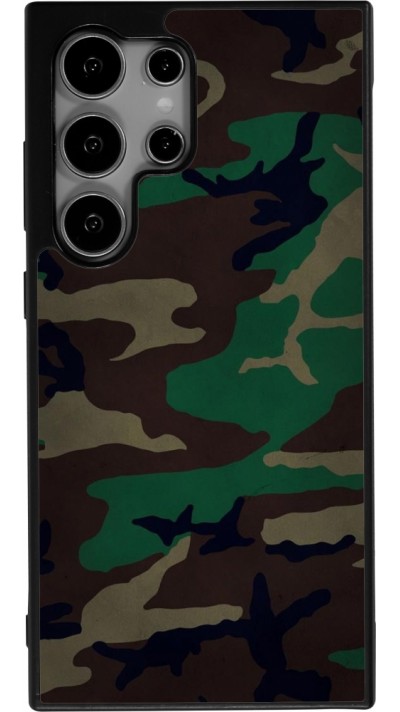Coque Samsung Galaxy S24 Ultra - Silicone rigide noir Camouflage 3
