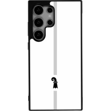 Samsung Galaxy S24 Ultra Case Hülle - Silikon schwarz Kanton BS weiss