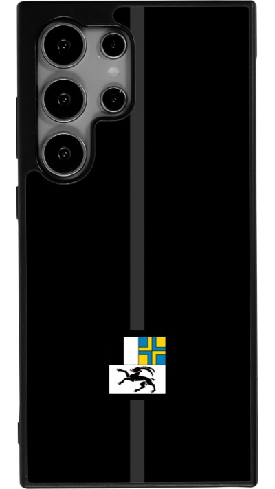 Samsung Galaxy S24 Ultra Case Hülle - Silikon schwarz Kanton GR schwarz
