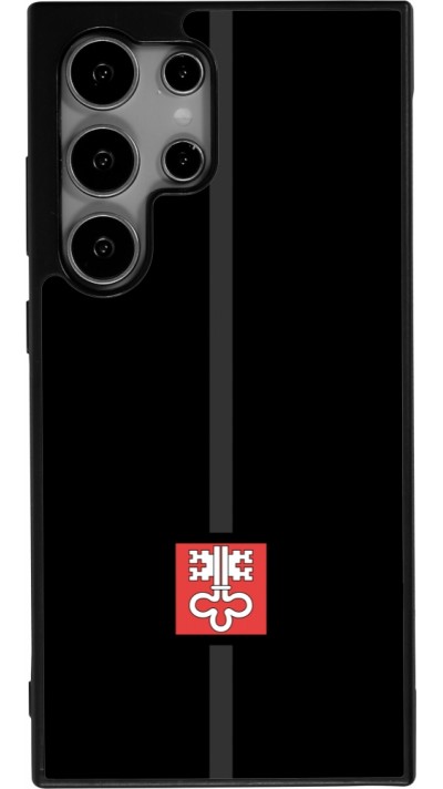 Samsung Galaxy S24 Ultra Case Hülle - Silikon schwarz Kanton NW schwarz
