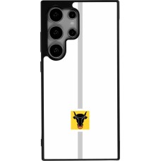 Samsung Galaxy S24 Ultra Case Hülle - Silikon schwarz Kanton UR weiss