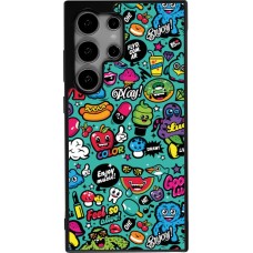 Samsung Galaxy S24 Ultra Case Hülle - Silikon schwarz Cartoons old school