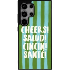 Coque Samsung Galaxy S24 Ultra - Silicone rigide noir Cheers 2026