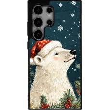 Coque Samsung Galaxy S24 Ultra - Silicone rigide noir Christmas 25 Bear