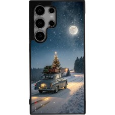 Samsung Galaxy S24 Ultra Case Hülle - Silikon schwarz Christmas 25 Car with Tree Xmas