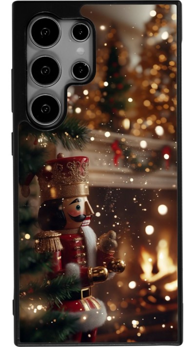 Coque Samsung Galaxy S24 Ultra - Silicone rigide noir Christmas 25 Xmas Nutcracker