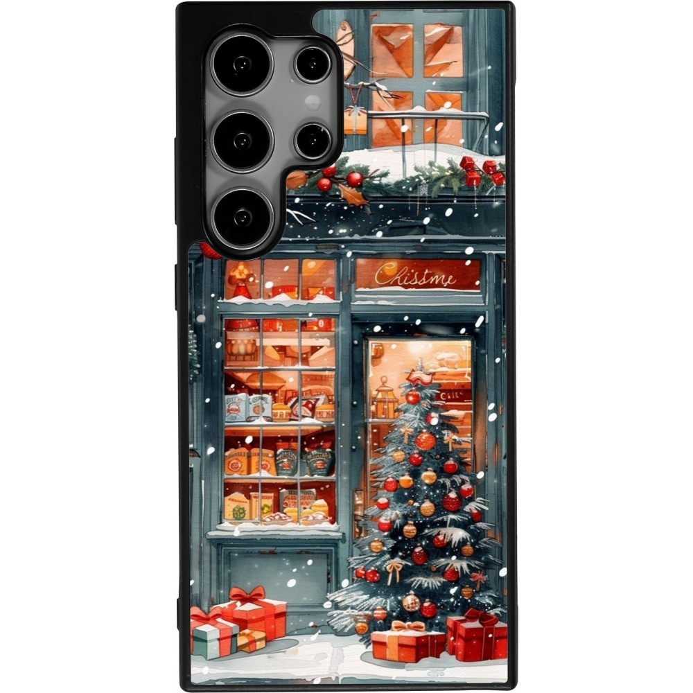Coque Samsung Galaxy S24 Ultra - Silicone rigide noir Christmas 25 Xmas Shop