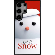 Samsung Galaxy S24 Ultra Case Hülle - Silikon schwarz Christmas 25 Xmas Snowman