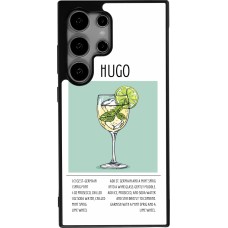 Samsung Galaxy S24 Ultra Case Hülle - Silikon schwarz Cocktail Rezept Hugo