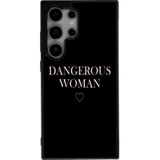 Coque Samsung Galaxy S24 Ultra - Silicone rigide noir Dangerous woman