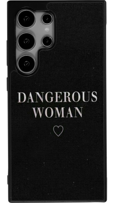 Coque Samsung Galaxy S24 Ultra - Silicone rigide noir Dangerous woman