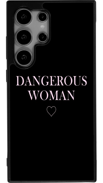 Coque Samsung Galaxy S24 Ultra - Silicone rigide noir Dangerous woman