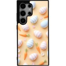 Coque Samsung Galaxy S24 Ultra - Silicone rigide noir Easter 2026 Pattern Easter