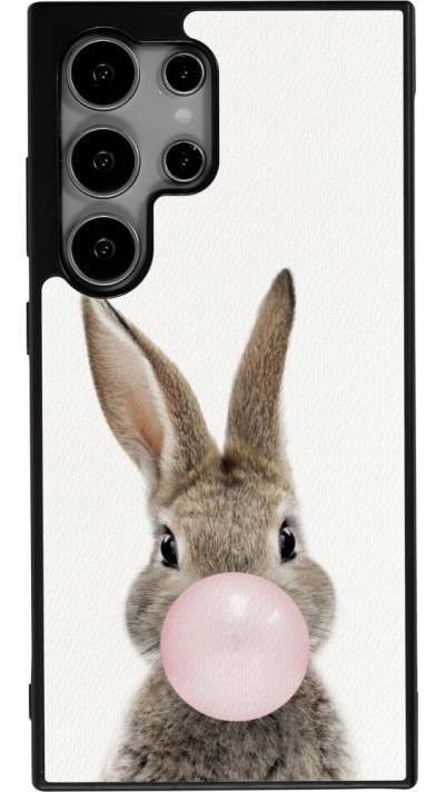 Coque Samsung Galaxy S24 Ultra - Silicone rigide noir Easter 2023 bubble gum bunny