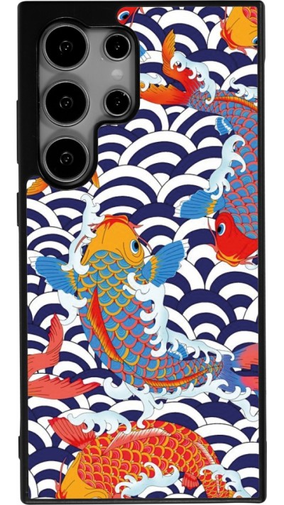 Coque Samsung Galaxy S24 Ultra - Silicone rigide noir Easter 2023 japanese fish