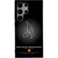 Coque Samsung Galaxy S24 Ultra - Silicone rigide noir F1 Track 2025 Belgium