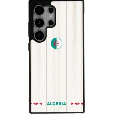Coque Samsung Galaxy S24 Ultra - Silicone rigide noir Maillot de football Algérie 2026 personnalisable
