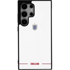 Coque Samsung Galaxy S24 Ultra - Silicone rigide noir Maillot de football Angleterre 2026 personnalisable