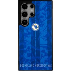 Coque Samsung Galaxy S24 Ultra - Silicone rigide noir Maillot de football Bosnie-Herzégovine 2026 personnalisable