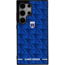 Coque Samsung Galaxy S24 Ultra - Silicone rigide noir Maillot de football Cap-Vert 2026 personnalisable