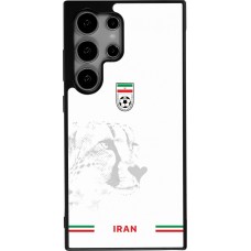 Coque Samsung Galaxy S24 Ultra - Silicone rigide noir Maillot de football Iran 2026 personnalisable