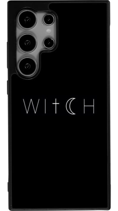 Coque Samsung Galaxy S24 Ultra - Silicone rigide noir Halloween 22 witch word