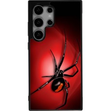 Coque Samsung Galaxy S24 Ultra - Silicone rigide noir Halloween 2023 spider black widow