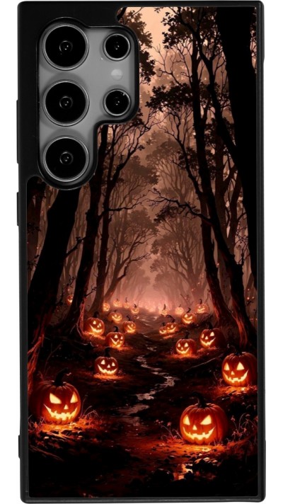 Coque Samsung Galaxy S24 Ultra - Silicone rigide noir Halloween 2025 Road of Terrifying Pumpkins Coque Samsung Galaxy S24 Ultra - Silicone rigide noir Halloween 2025 Road of Terrifying Pumpkins
