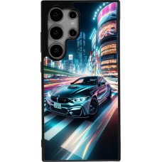 Samsung Galaxy S24 Ultra Case Hülle - Silikon schwarz BMW M4 Tokio Nacht