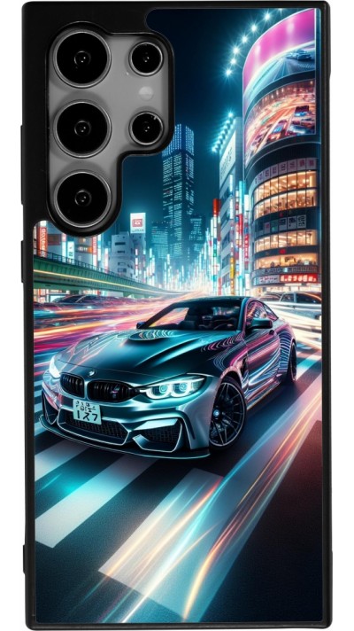 Coque Samsung Galaxy S24 Ultra - Silicone rigide noir BMW M4 Tokyo Night