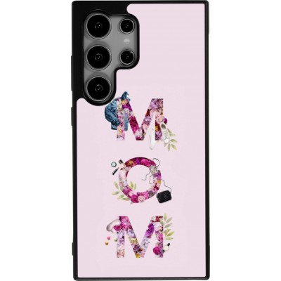 Samsung Galaxy S24 Ultra Case Hülle - Silikon schwarz Mom 2024 girly mom