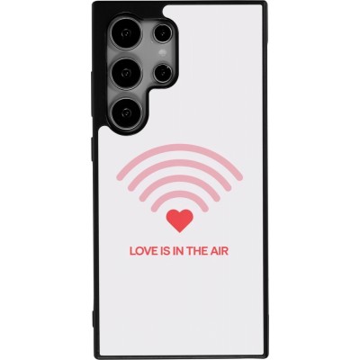 Samsung Galaxy S24 Ultra Case Hülle - Silikon schwarz Saint Valentines Day 26 Love is in the air