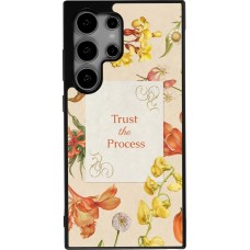 Coque Samsung Galaxy S24 Ultra - Silicone rigide noir Trust the process 2026
