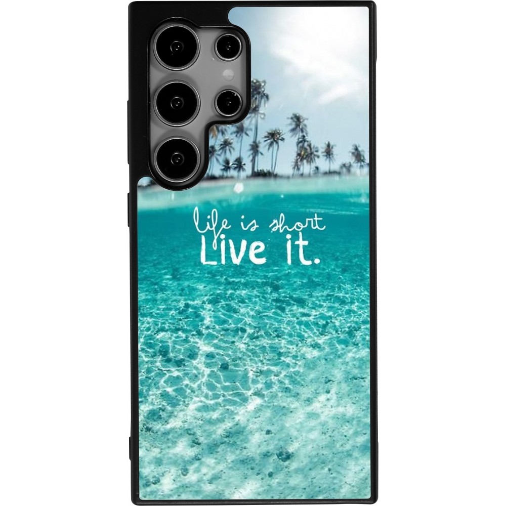 Samsung Galaxy S24 Ultra Case Hülle - Silikon schwarz Summer 18 24