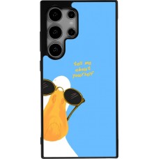 Coque Samsung Galaxy S24 Ultra - Silicone rigide noir Tell me about yourself Summer 2026