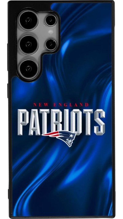 Coque Samsung Galaxy S24 Ultra - Silicone rigide noir Super Bowl 26 Patriots 2