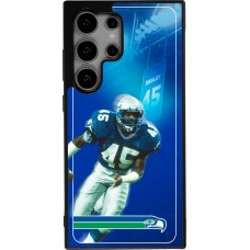 Coque Samsung Galaxy S24 Ultra - Silicone rigide noir Super Bowl 26 Seattle 1