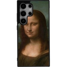 Coque Samsung Galaxy S24 Ultra - Silicone rigide noir Tableau art - La Joconde - Léonard de Vinci